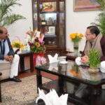 मुख्यमंत्री श्री पुष्कर सिंह धामी से केंद्रीय राज्य मंत्री श्री अजय टम्टा ने की मुलाकात