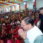 देहरादून में श्रीमद्भागवत कथा में शामिल हुए मुख्यमंत्री पुष्कर सिंह धामी